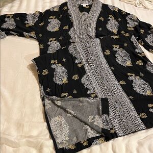 CHARTER CLUB INTIMATES Zippered Robe PJ w/pockets sz Small